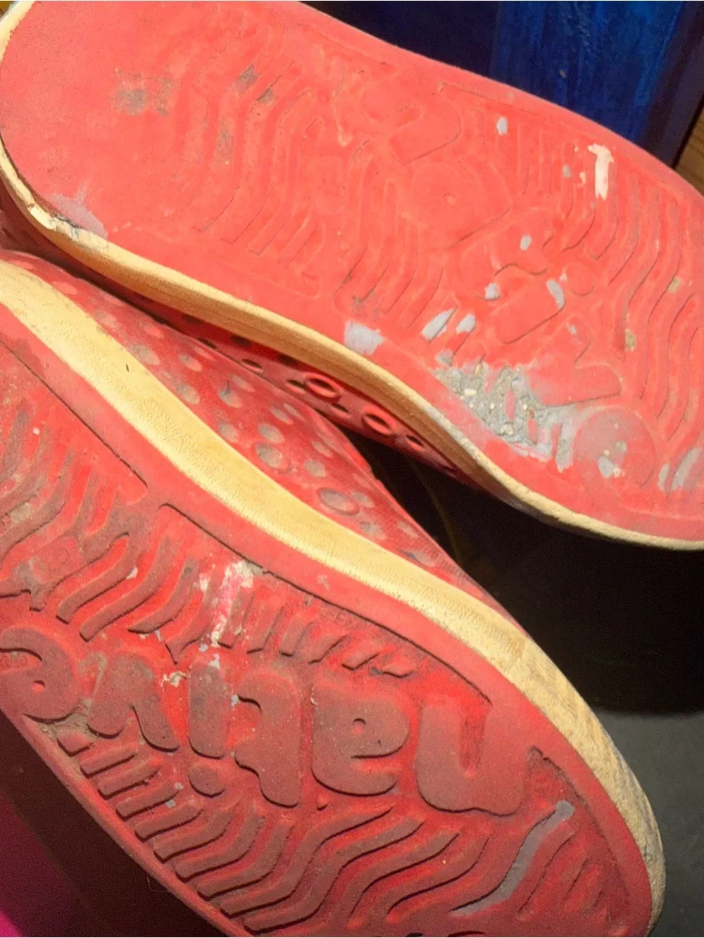 Native Kids Red Slip-On Water-Friendly Shoes